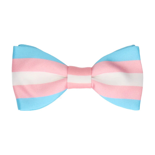 Trans Pride Flag Bow Tie
