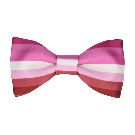 Lesbian Pride Flag Bow Tie