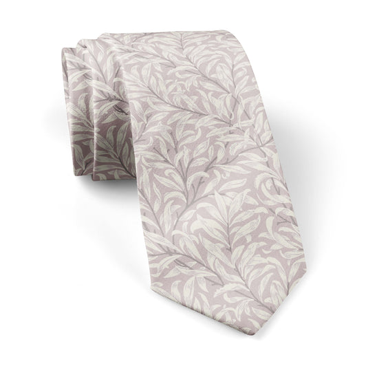 William Morris Willow Bough Soft Lilac Tie