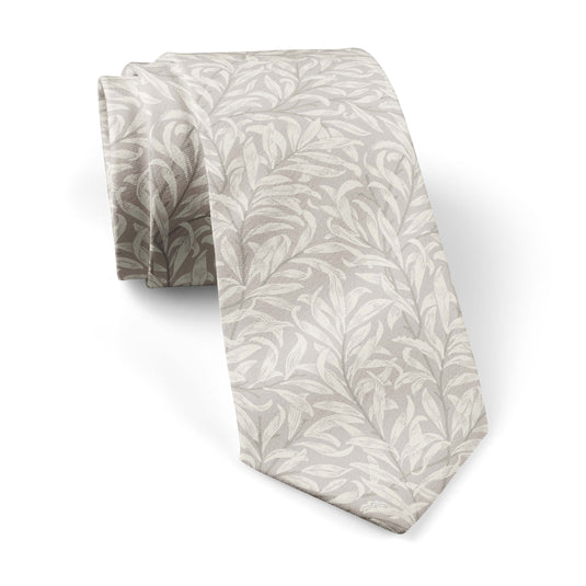 William Morris Willow Bough Champagne Tie