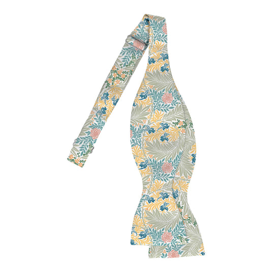 William Morris Larkspur Green Multi Self-Tie Bow Tie