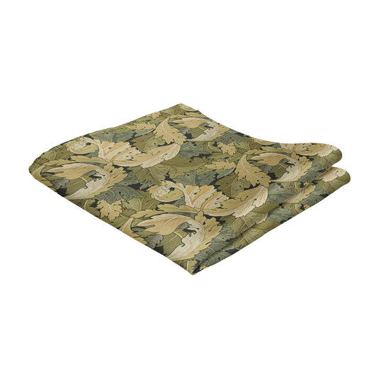 William Morris Flower Garden Green Handkerchief