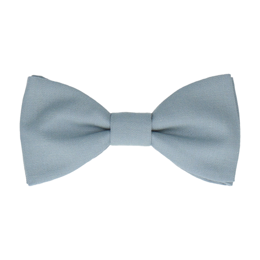 Cotton Sky Blue Chambray Bow Tie