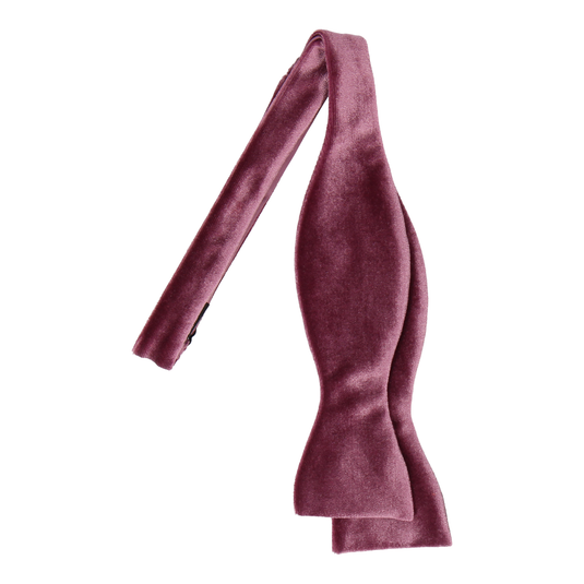 Grape Light Purple Velvet Bow Tie