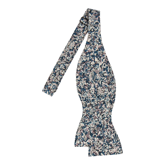 Zoolites Navy Blue (Liberty Fabrics) Bow Tie