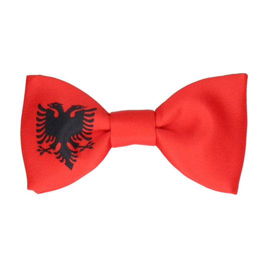 Albania Flag Bow Tie - Bow Tie with Free UK Delivery - Mrs Bow Tie
