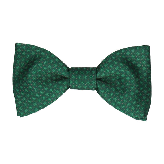 Green Tiny Cross Pattern Bow Tie - Bow Tie with Free UK Delivery - Mrs Bow Tie