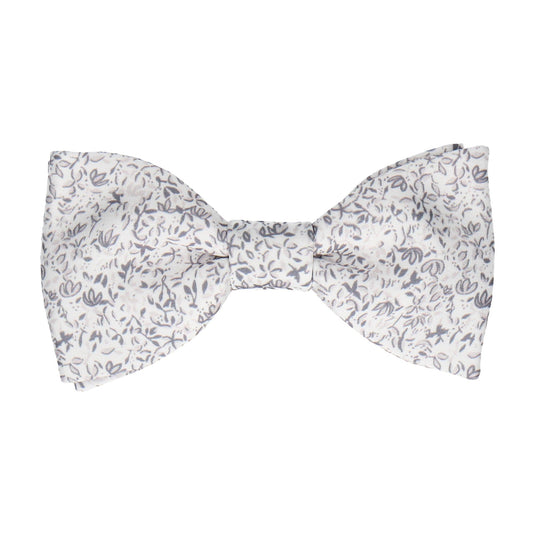 Petal Blossom Grey Ditsy Floral Bow Tie - Bow Tie with Free UK Delivery - Mrs Bow Tie