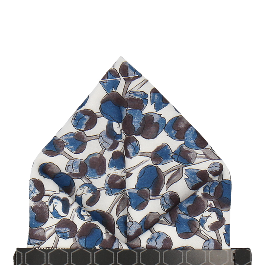 Blue Tulip Elizas Liberty Cotton Pocket Square - Pocket Square with Free UK Delivery - Mrs Bow Tie