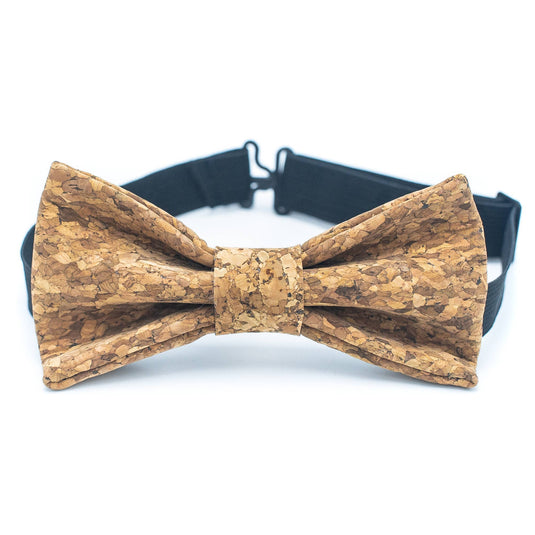 Cork Pre-Tied Bow Tie Brown