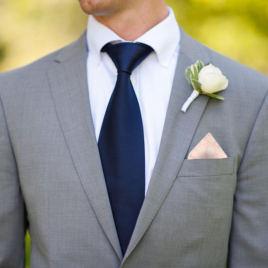 Pale Pink Floral Mortimer Liberty Cotton Pocket Square - Pocket Square with Free UK Delivery - Mrs Bow Tie