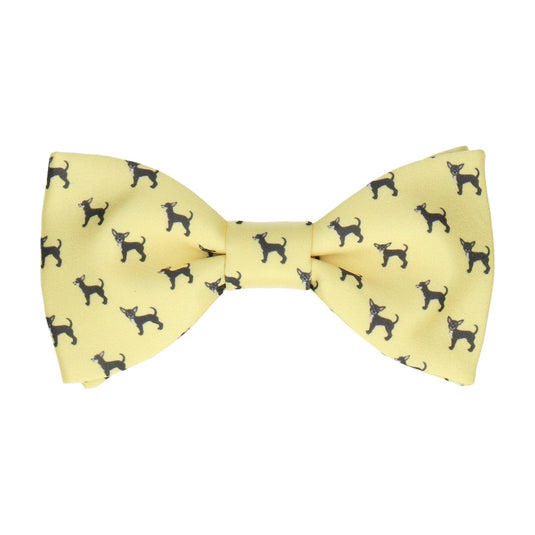 Chihuahua Lemon Yellow Dog Bow Tie - Bow Tie with Free UK Delivery - Mrs Bow Tie