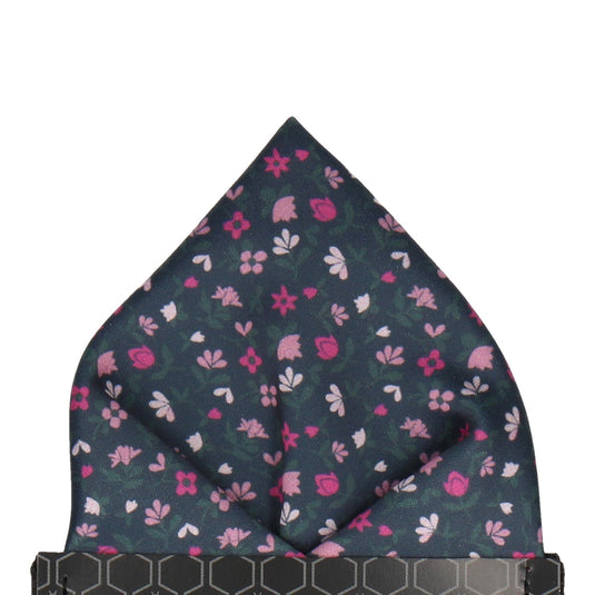 Ditsy Pink Floral Pocket Square - Pocket Square with Free UK Delivery - Mrs Bow Tie