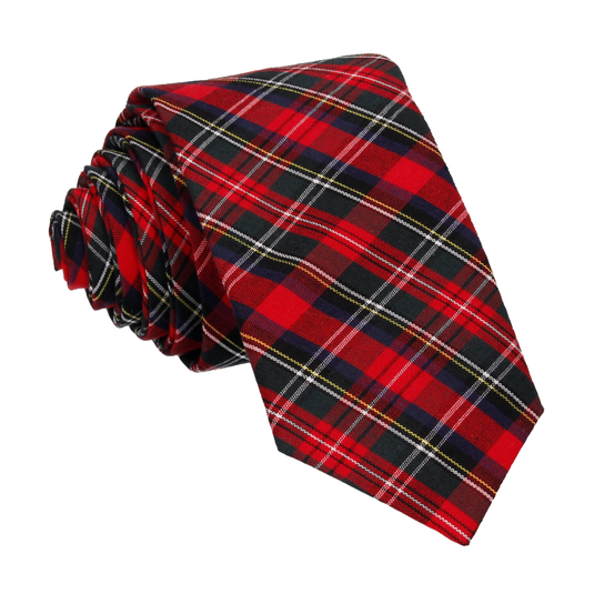 Modern Stewart Tartan Tie - Tie with Free UK Delivery - Mrs Bow Tie
