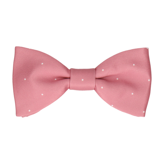 Deep Rose Pink Mini Pin Dots Bow Tie - Bow Tie with Free UK Delivery - Mrs Bow Tie