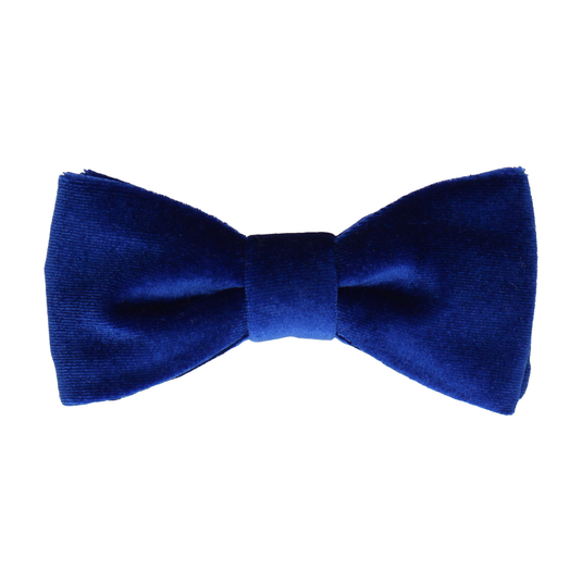 Royal Blue Velvet Bow Tie - Bow Tie with Free UK Delivery - Mrs Bow Tie