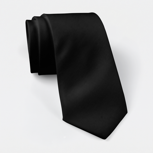 The Editor - Black Slim Tie 7cm