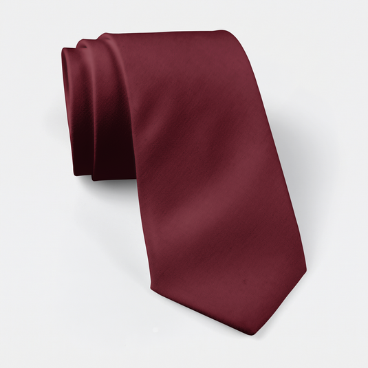 The Editor - Burgundy Slim Tie 7cm