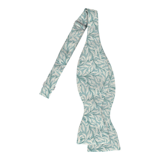 William Morris Willow Bough Duck Egg Self-Tie Bow Tie