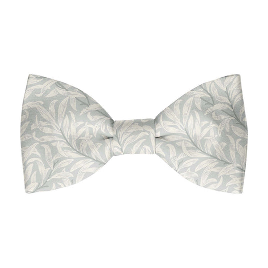 William Morris Willow Bough Soft Grey Pre-Tied Bow Tie