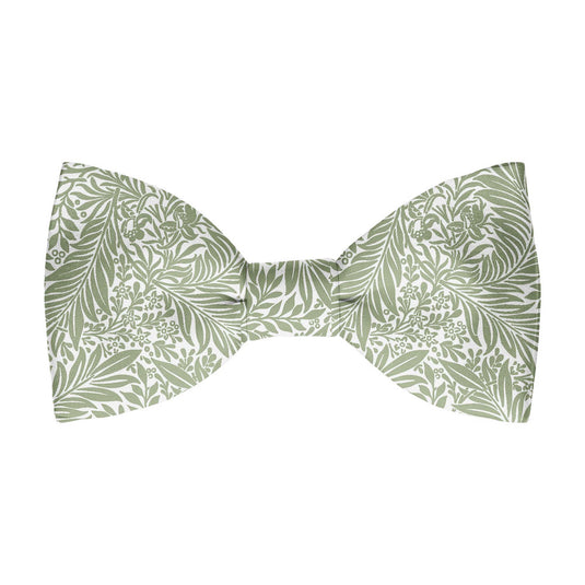 William Morris Larkspur Sage Green Pre-Tied Bow Tie
