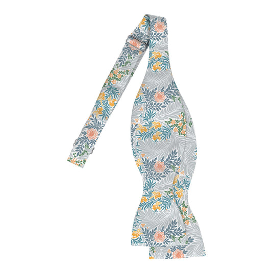William Morris Larkspur Blue Multi Self-Tie Bow Tie