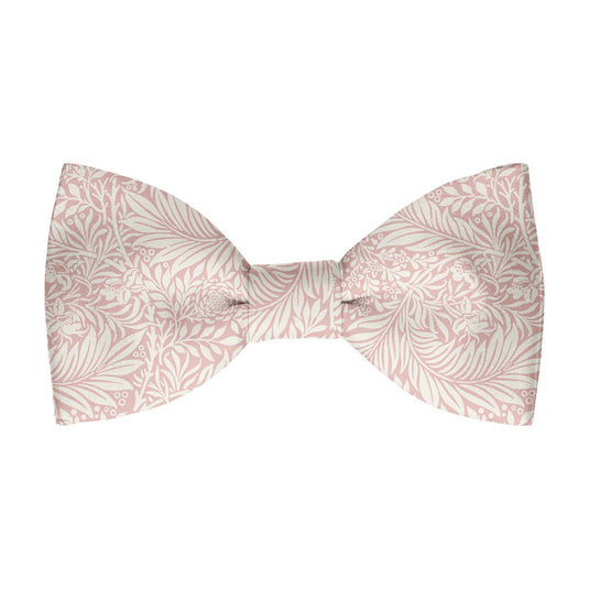 William Morris Larkspur Pink & Cream Pre-Tied Bow Tie