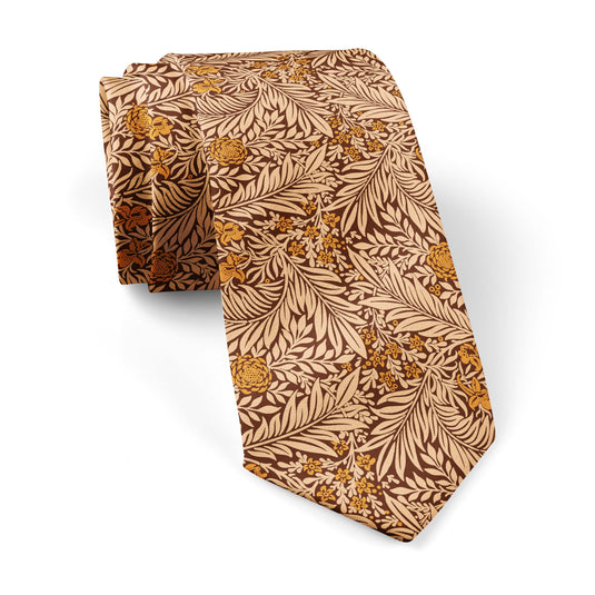 William Morris Larkspur Brown Tie