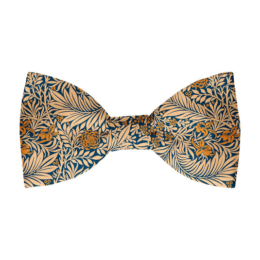 William Morris Larkspur Blue Pre-Tied Bow Tie