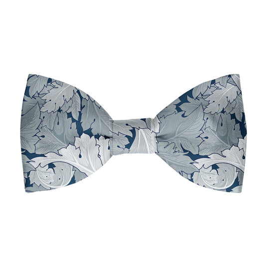 William Morris Flower Garden Navy & Silver Pre-Tied Bow Tie