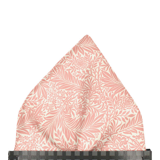 William Morris Larkspur Apricot Pre-Folded Pocket Square