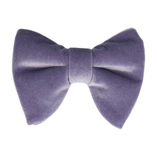 Lilac Velvet Large Evening Bow Tie