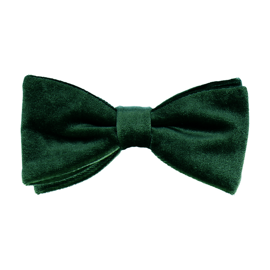 Forest Green Velvet Bow Tie