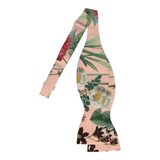 English Garden Multicolour Floral Pink Bow Tie