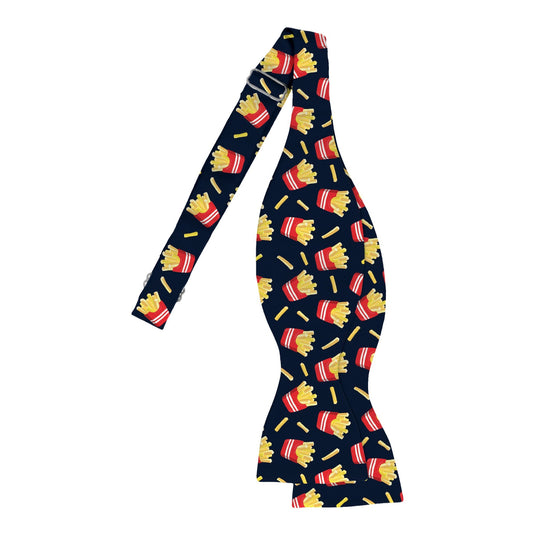 French Fries Quirky Fast Food Bow Tie