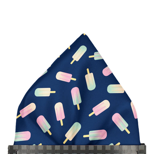 Pastel Ombre Ice Lollies Pocket Square