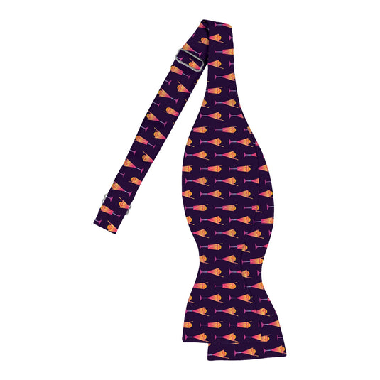 Sunset Cocktails Purple Bow Tie