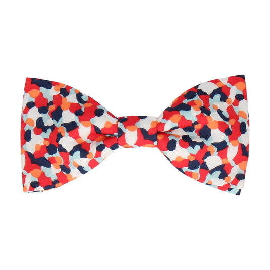 Confetti in Red (Liberty Fabrics) Bow Tie