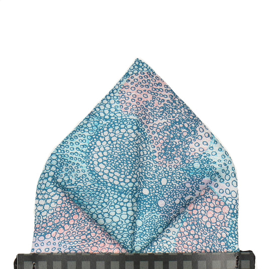 Luna in Teal (Liberty Fabrics) Pocket Square