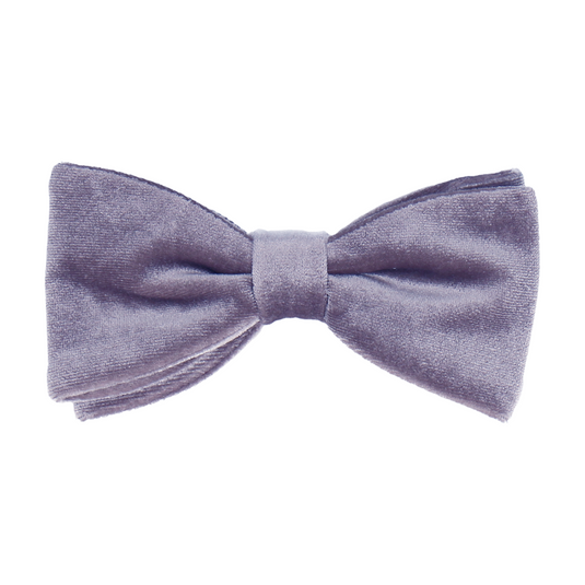 Lilac Velvet Bow Tie