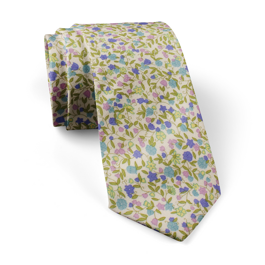 Spring Tapestry Cotton Tie