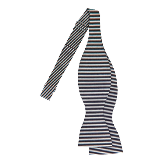 Urban Pinstripe Cotton Bow Tie