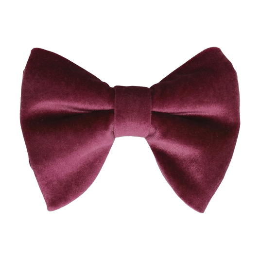 Fuchsia Velvet Large Evening Bow Tie