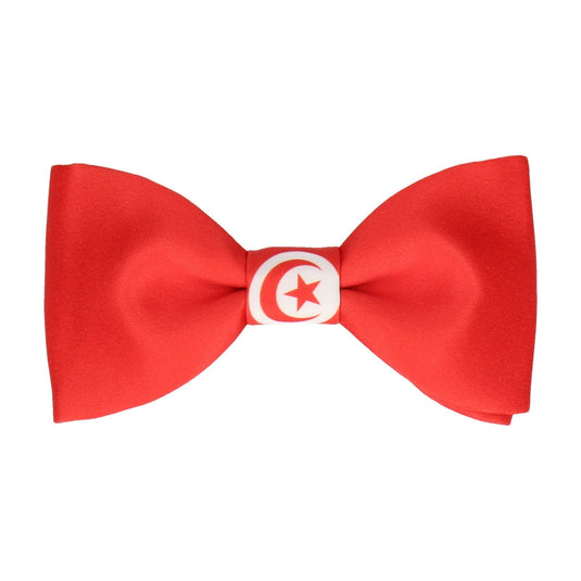 Tunisia Flag Bow Tie - Bow Tie with Free UK Delivery - Mrs Bow Tie