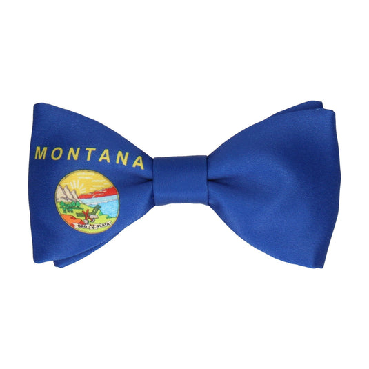 Montana State Flag Bow Tie - Bow Tie with Free UK Delivery - Mrs Bow Tie