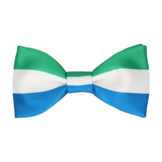 Sierra Leone Flag Bow Tie - Bow Tie with Free UK Delivery - Mrs Bow Tie