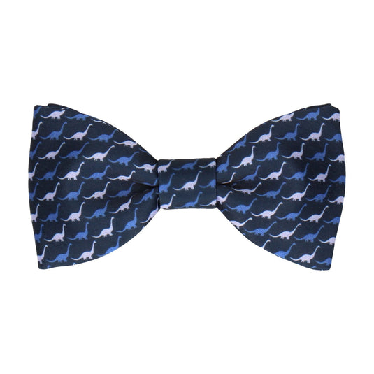 Blue & Navy Dinosaur Brontosaurus Bow Tie - Bow Tie with Free UK Delivery - Mrs Bow Tie
