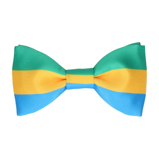 Gabon Flag Bow Tie - Bow Tie with Free UK Delivery - Mrs Bow Tie