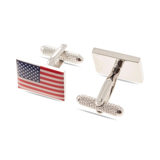 American Flag Cufflinks - Cufflinks with Free UK Delivery - Mrs Bow Tie