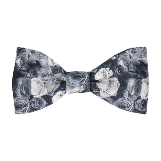Monochrome Photographic Roses Bow Tie - Bow Tie with Free UK Delivery - Mrs Bow Tie